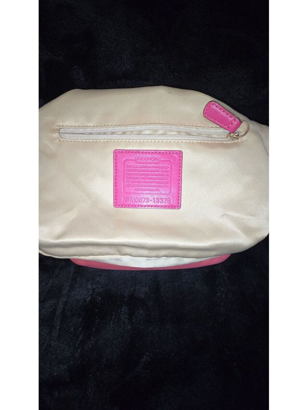 1. 2008 Coach Bonnie Brass Kisslock Purse Pinkπ - Picture 7 of 8